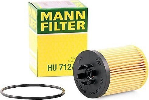 Opel Astra H 1.4 Twinport 2004 - 2007 Model Arası Yağ Filtresi | MANN HU712-8X