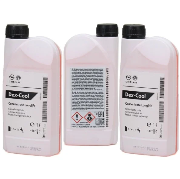 Opel Kırmızı Organik 3 Litre Antifiriz Orijinal | PSA 93170402