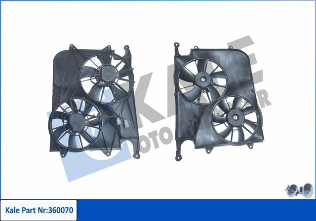 Chevrolet Captiva C100 2.0 Dizel Fan Motor Davlumbazlı Komple Ürün 2007-2011 | KALE 360070