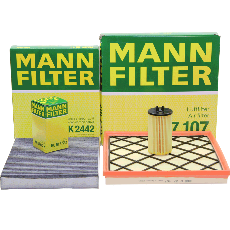 Opel Astra J 1.6 Dizel Filtre Seti Mazot Filtre Hariç ( Yağ Filtresi HU612/2x ) Mann Marka