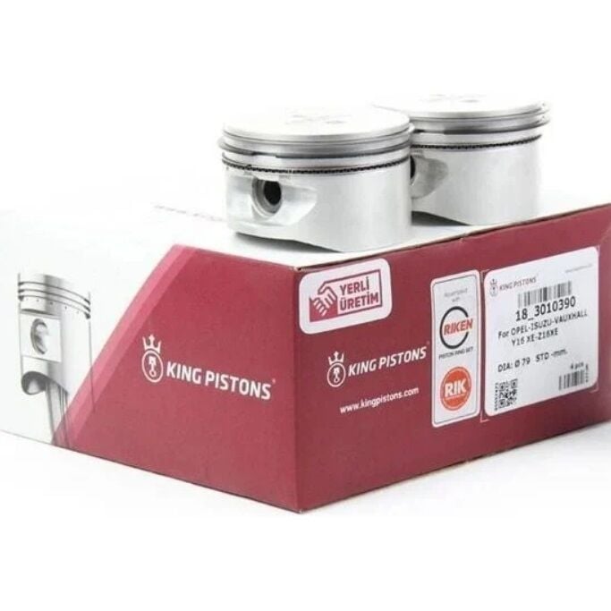 Opel Astra G 1.4 16V Benzinli (X14XE) Motor 0.50 mm Ölçülü Piston Segman Takım King