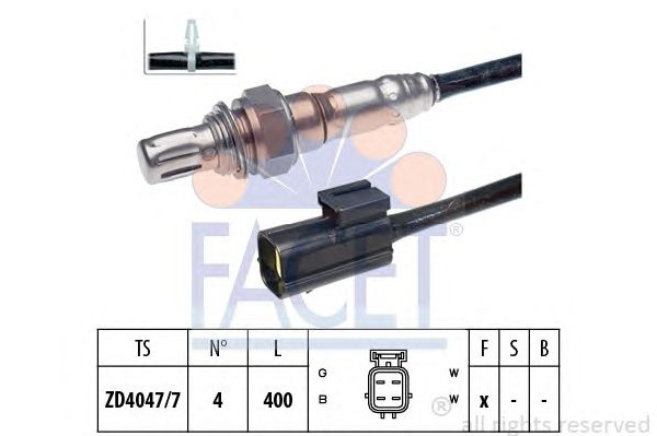 Oksijen Sensörü Chevrolet Aveo / Kalos / Lacetti 1.4 / 1.6 (Kare Tip) | FACET 10.7198