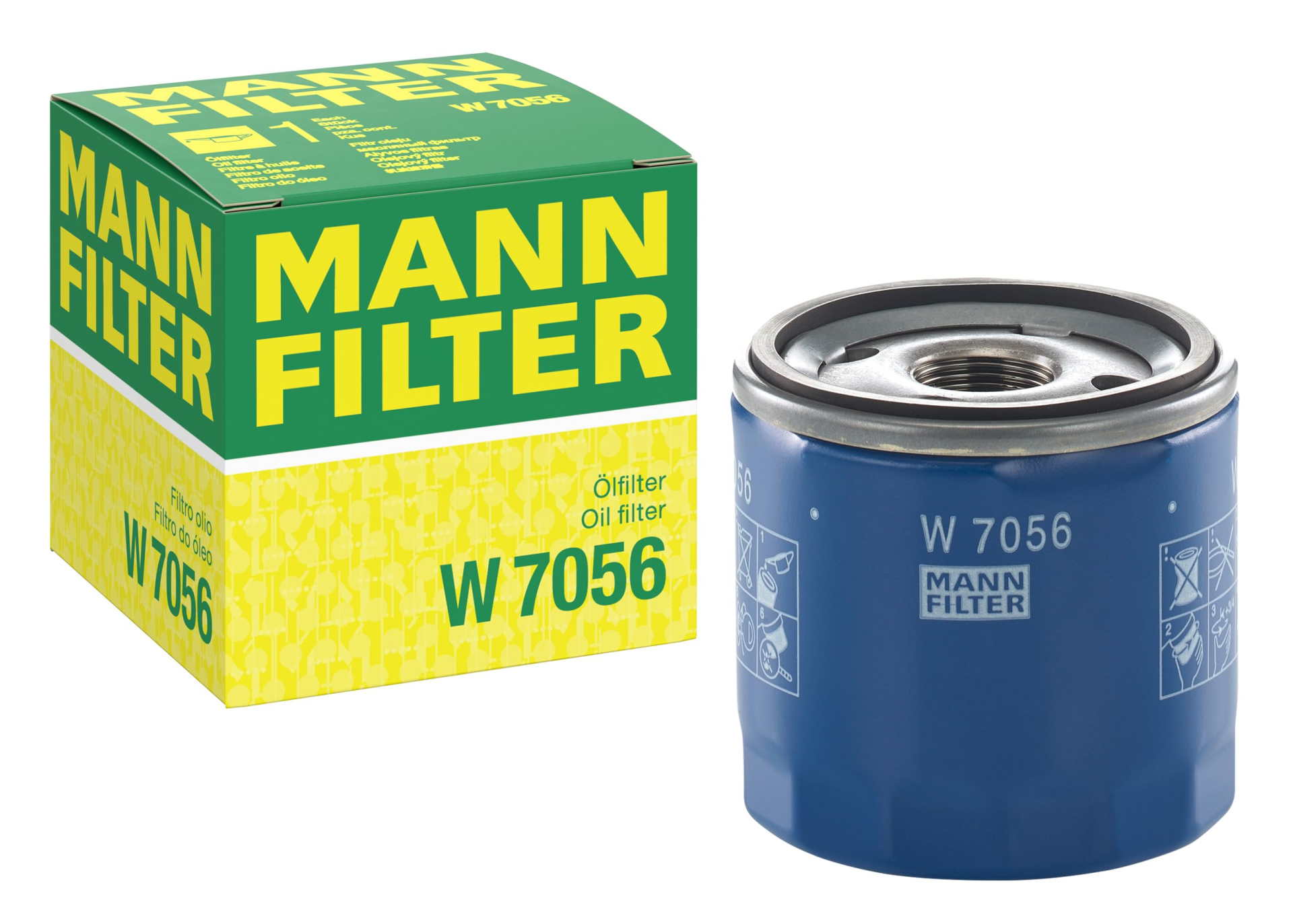 Opel Astra K 1.0 / 1.2 Turbo Benzinli Motor Yağ Filtresi | MANN W7056