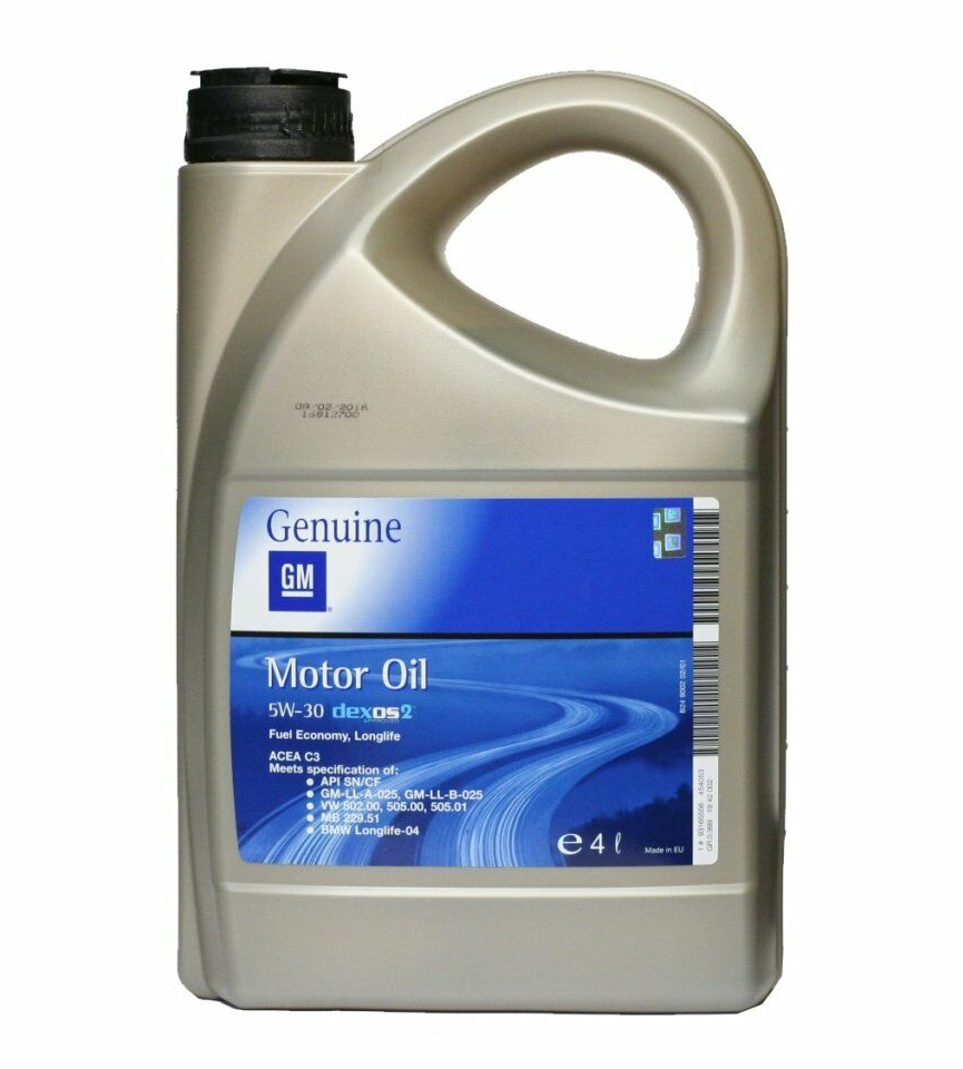 GM Dexos2 5W-30 4 Litre Alman Dolumu Motor Yağı Orjinal