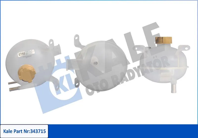 Opel Corsa B 1.2/1.4/1.6 16V Radyatör Su Deposu/Su Depo Kapağı Çift Çıkışlı | KALE 343715